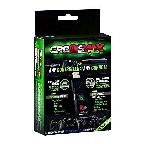 CronusMax Plus Adaptateur de jeu Cross Cover pour PS4 PS3 Xbox One Xbox 360 PC Windows