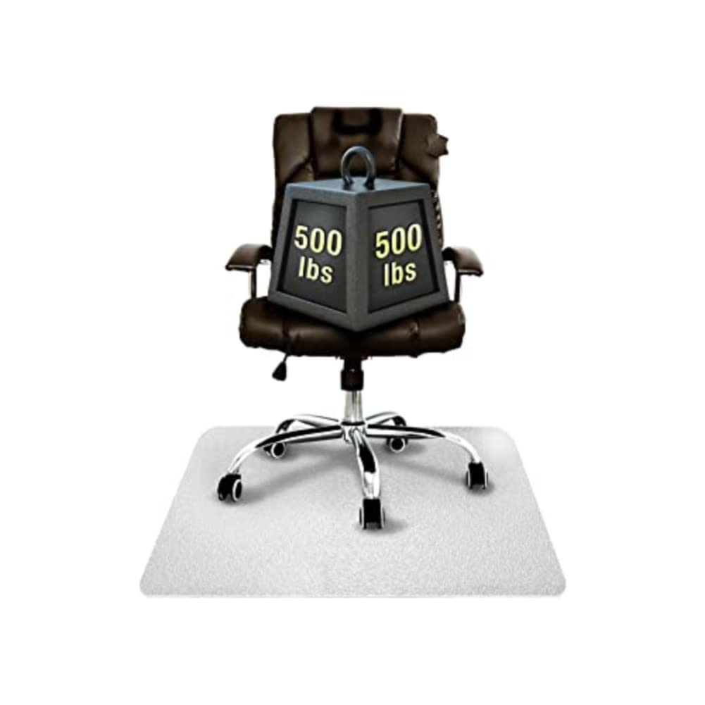 Floortex Tapis de chaise en polycarbonate Cleartex Megamat pour sols durs et moquettes