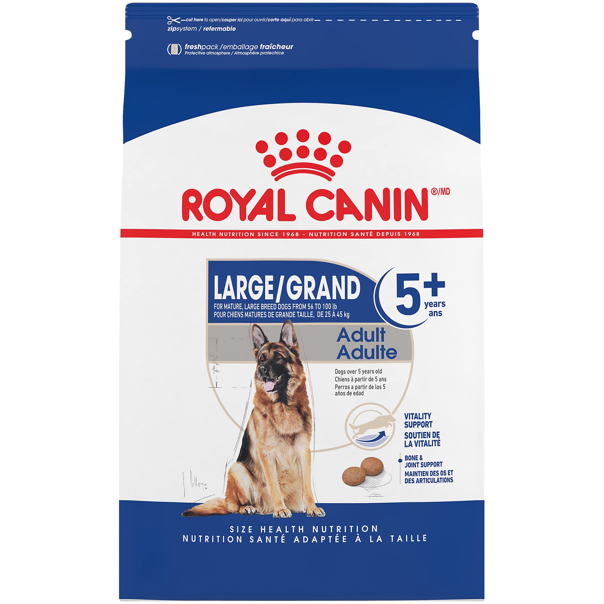 Royal Canin Nourriture sèche pour chiens de grande race Size Health Nutrition