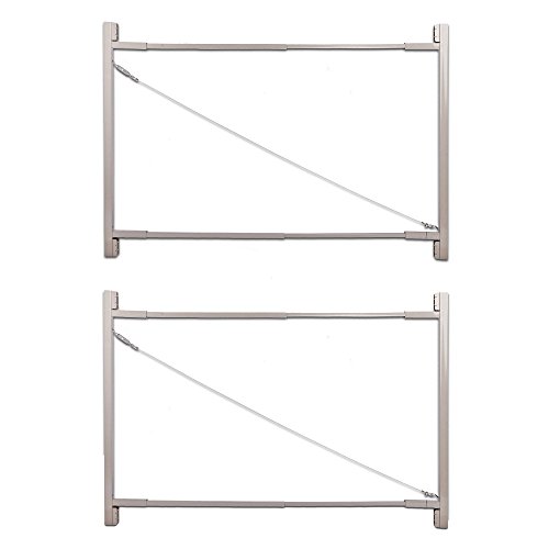 Adjust-A-Gate Kit de construction de portail à cadre en acier (ouvertures de 36'' à 72'' de large jusqu'à 6' de haut)