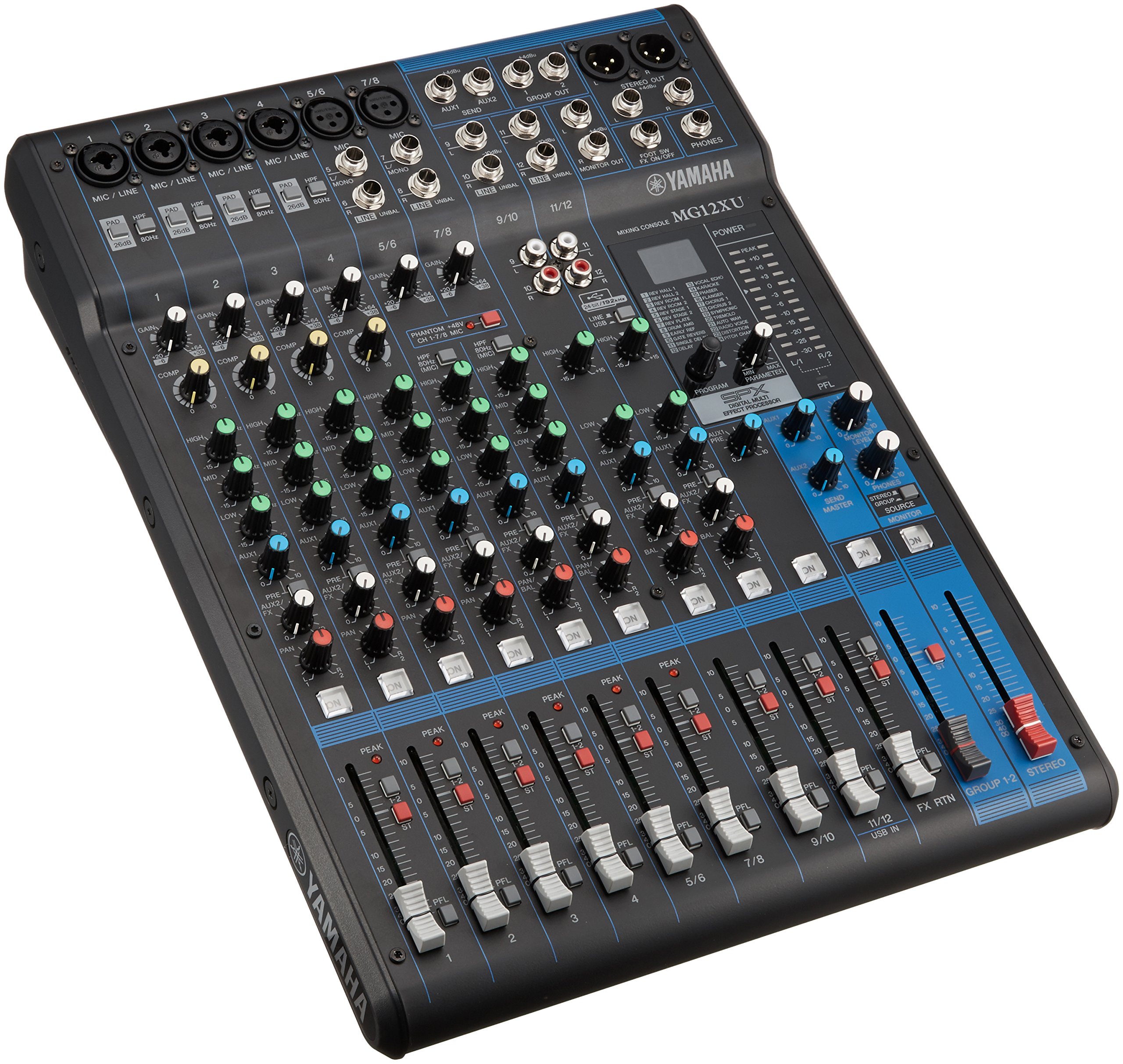 YAMAHA MG12XU Table de mixage 4 bus 12 entrées avec effets