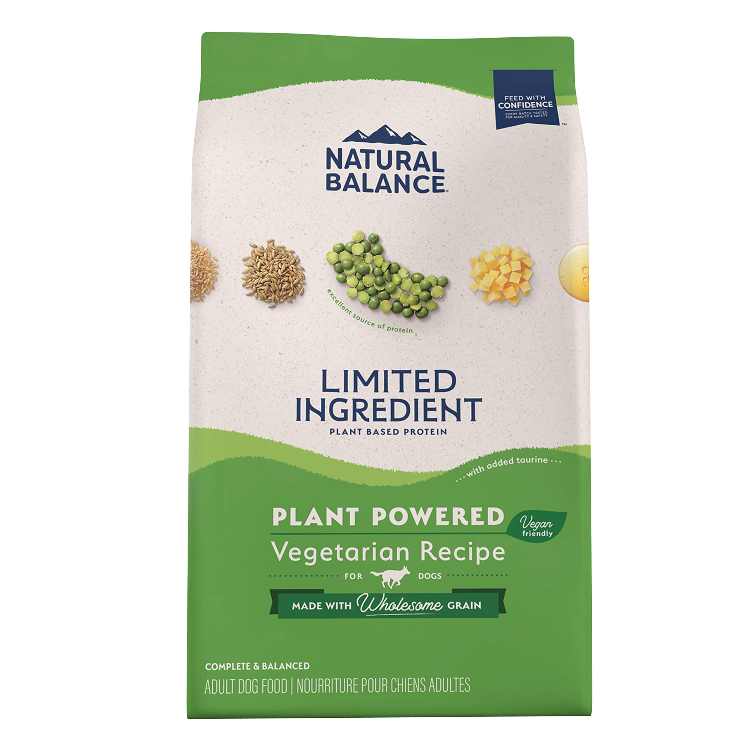 Natural Balance Nourriture sèche pour chiens à formule végétarienne