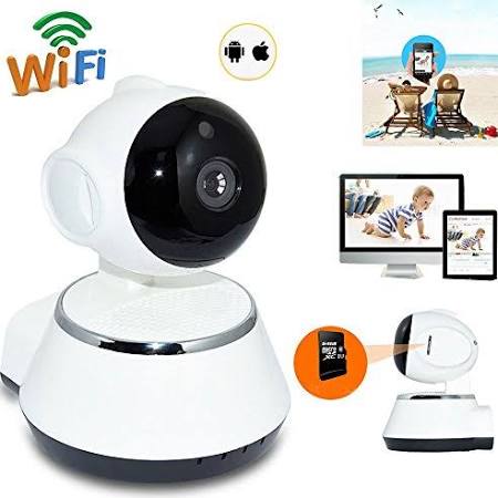 NA Sans fil 720P Pan Tilt Réseau Maison CCTV IP Caméra IR Vision Nocturne WiFi Webcam