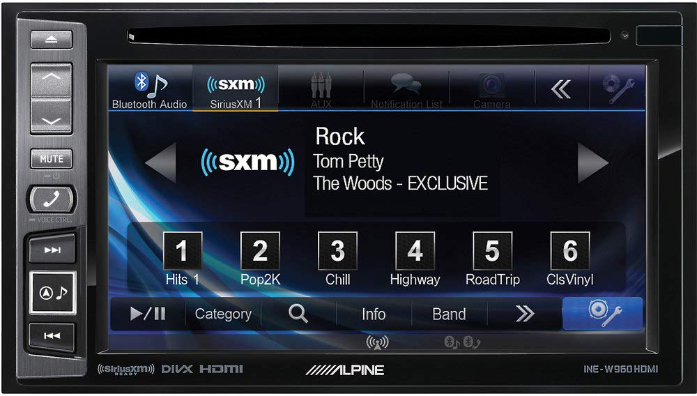 Alpine Système audio / vidéo / navigation INE-W960HDMI avec tuner Sirius XM SXV300