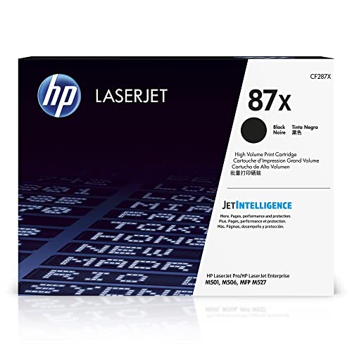 HP 87X (CF287X) Cartouche de toner noir d'origine à haut rendement