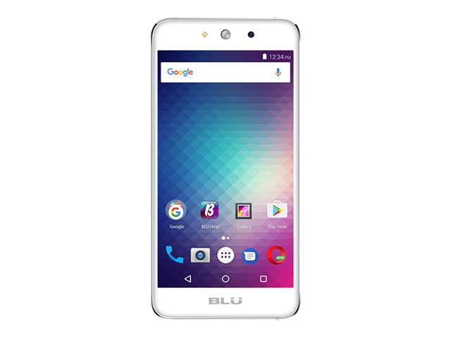 BLU Grand M G070Q Téléphone GSM Quad-Core Dual-SIM Débloqué - Argent