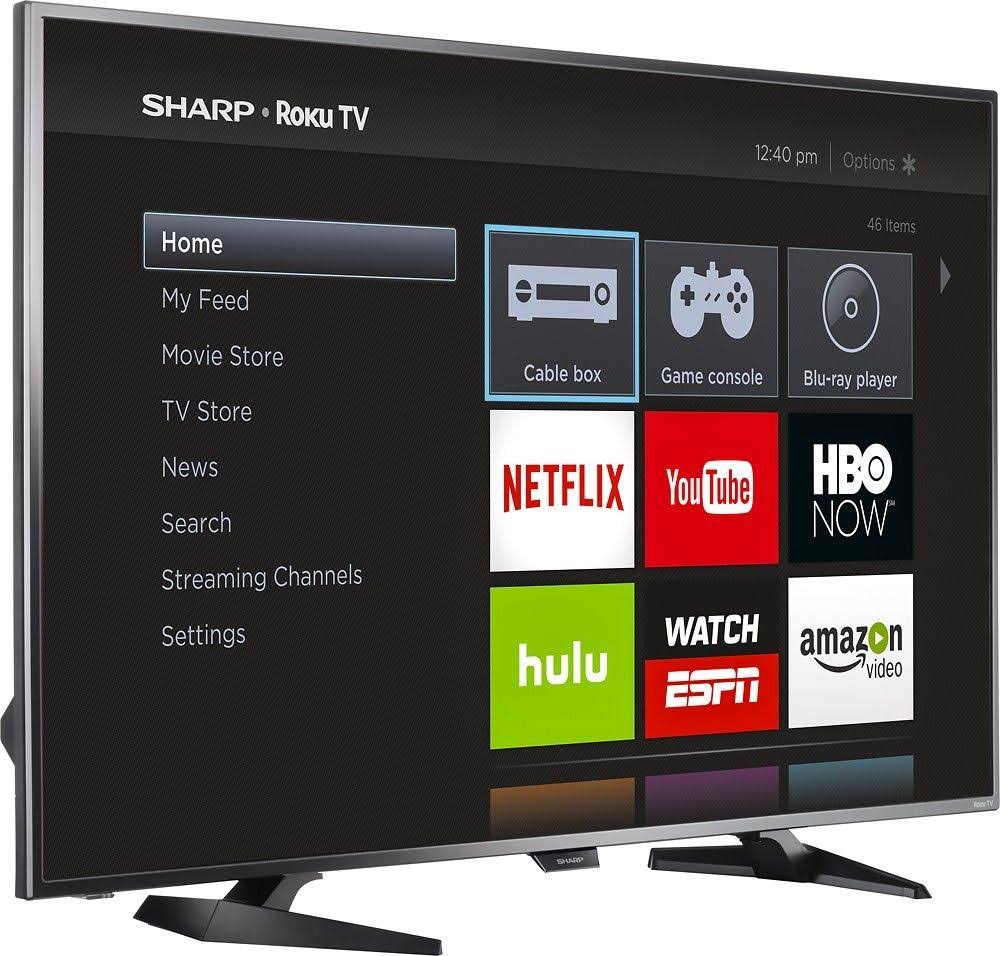 Sharp Téléviseur Roku Smart HDTV 1080p à DEL de 50 pi