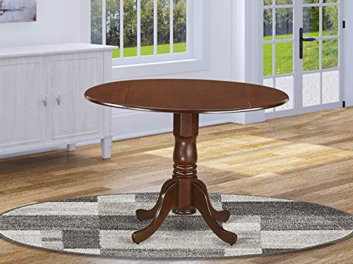 East West Furniture -- DROPSHIP Table ronde avec feuilles tombantes de 29 '