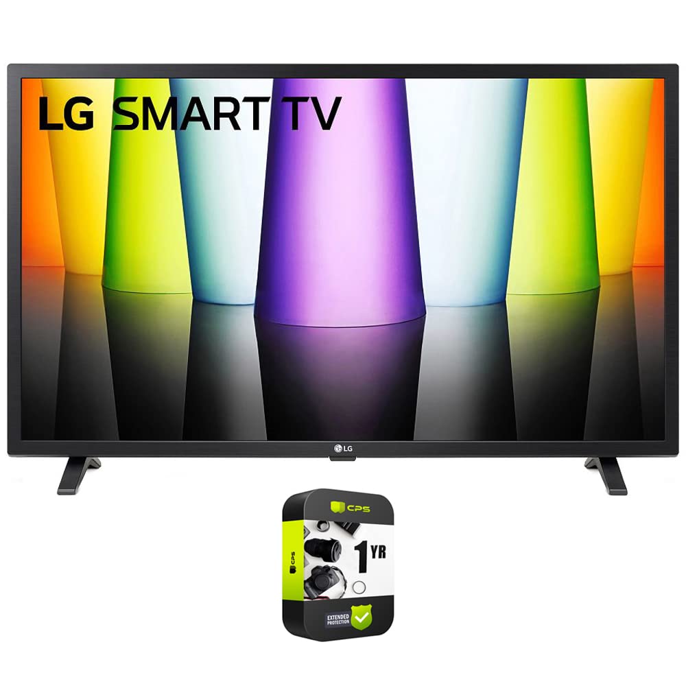 LG 32LQ630BPUA 32 pouces HDR Smart LCD HD TV 2022 Bundle avec 1 YR CPS Enhanced Protection Pack