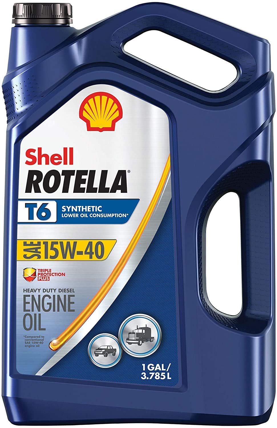Shell Rotella Huile moteur diesel entièrement synthétiq...