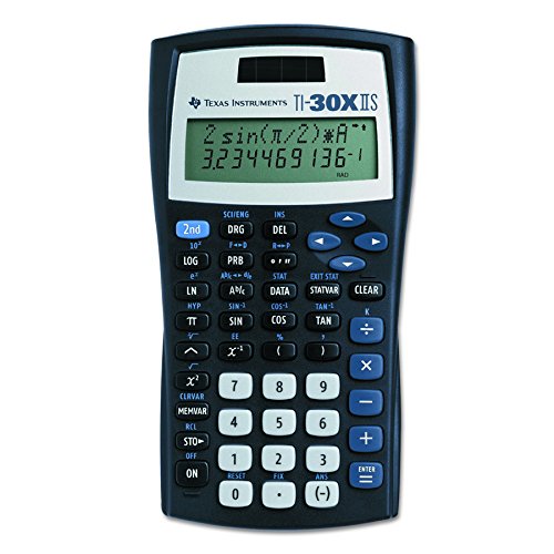 Texas Instruments Calculatrice scientifique à 2 lignes TI-30X IIS