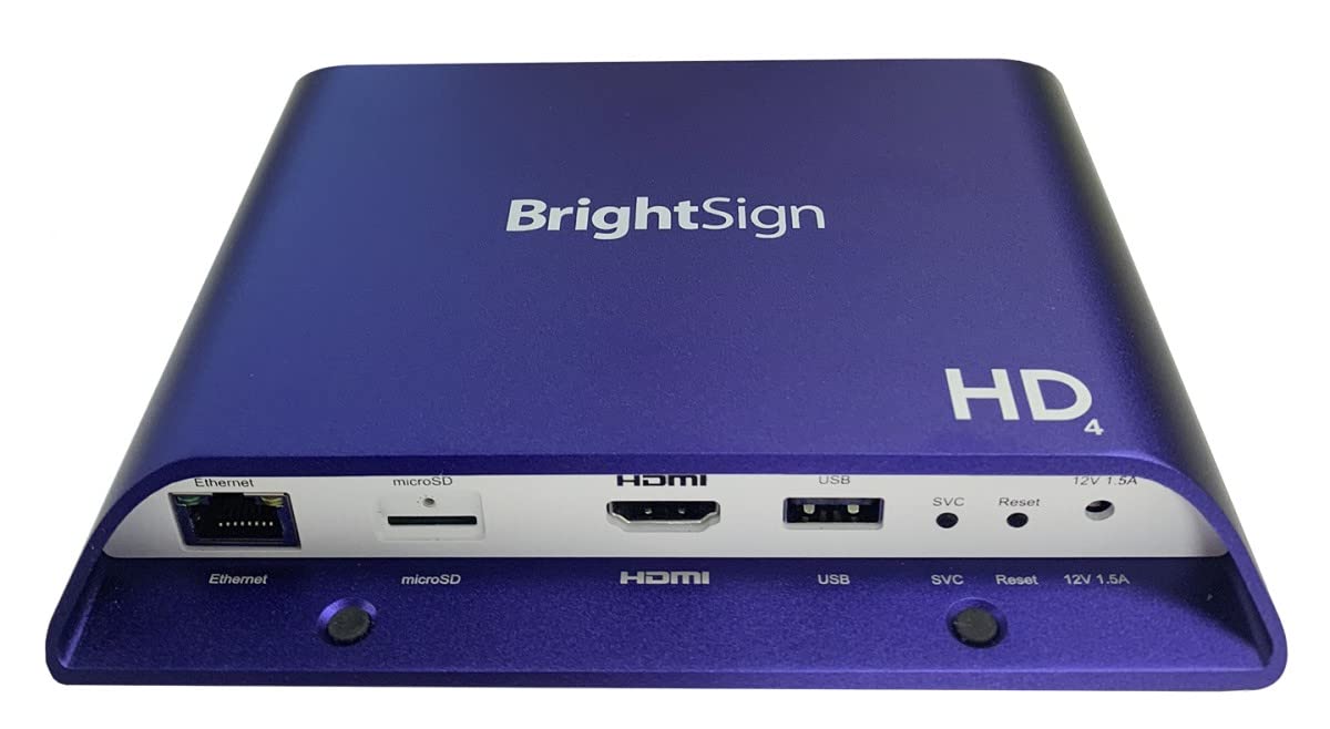 BrightSign HD1024 | Lecteur HTML5 E/S étendu Full HD