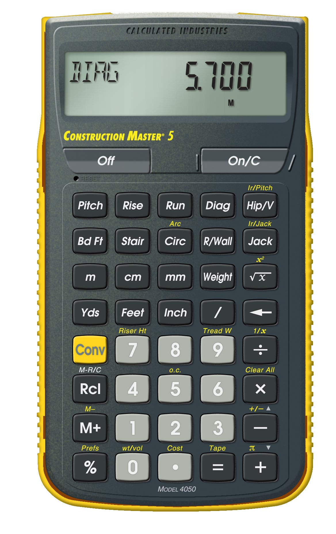 Calculated Industries 4050 Construction Master 5 Calculatrice de construction