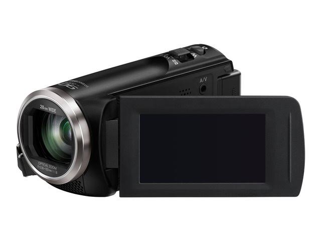 Panasonic Caméscope HC-V180K Full HD avec zoom optique stabilisé 50x (noir)