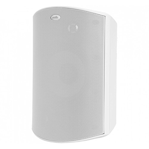 Polk Audio Haut-parleur extérieur toutes saisons phare Atrium 8 SDI (blanc) - À utiliser comme unité simple ou paire stéréo | Basses puissantes et couverture sonore étendue