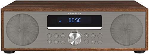 Crosley CR3501A-WA Fleetwood Radio-réveil FM Bluetooth et lecteur CD