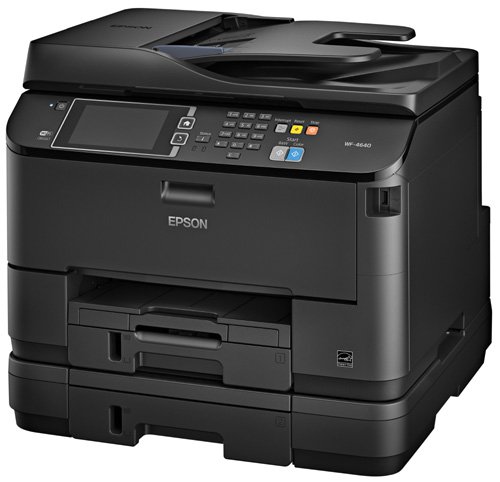 Epson Imprimante jet d'encre couleur tout-en-un sans fil WorkForce Pro WF-4640 avec scanner et copieur