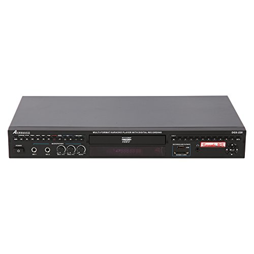 Acesonic DGX 220 Lecteur karaoké multiformat HDMI avec convertisseur 4X CDG vers MP3G et enregistrement numérique