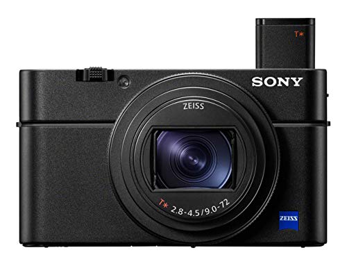 Sony Appareil photo compact haut de gamme RX100 VII avec capteur CMOS empilé de type 1.0 (DSCRX100M7)