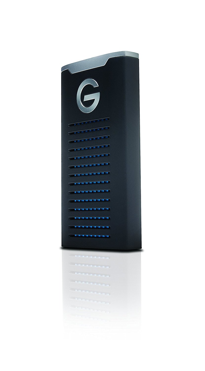 G-Technology Disque SSD mobile G-Drive série R de 1 To - Connectivité USB-C (USB 3.1 Gen 2) - 0G06053