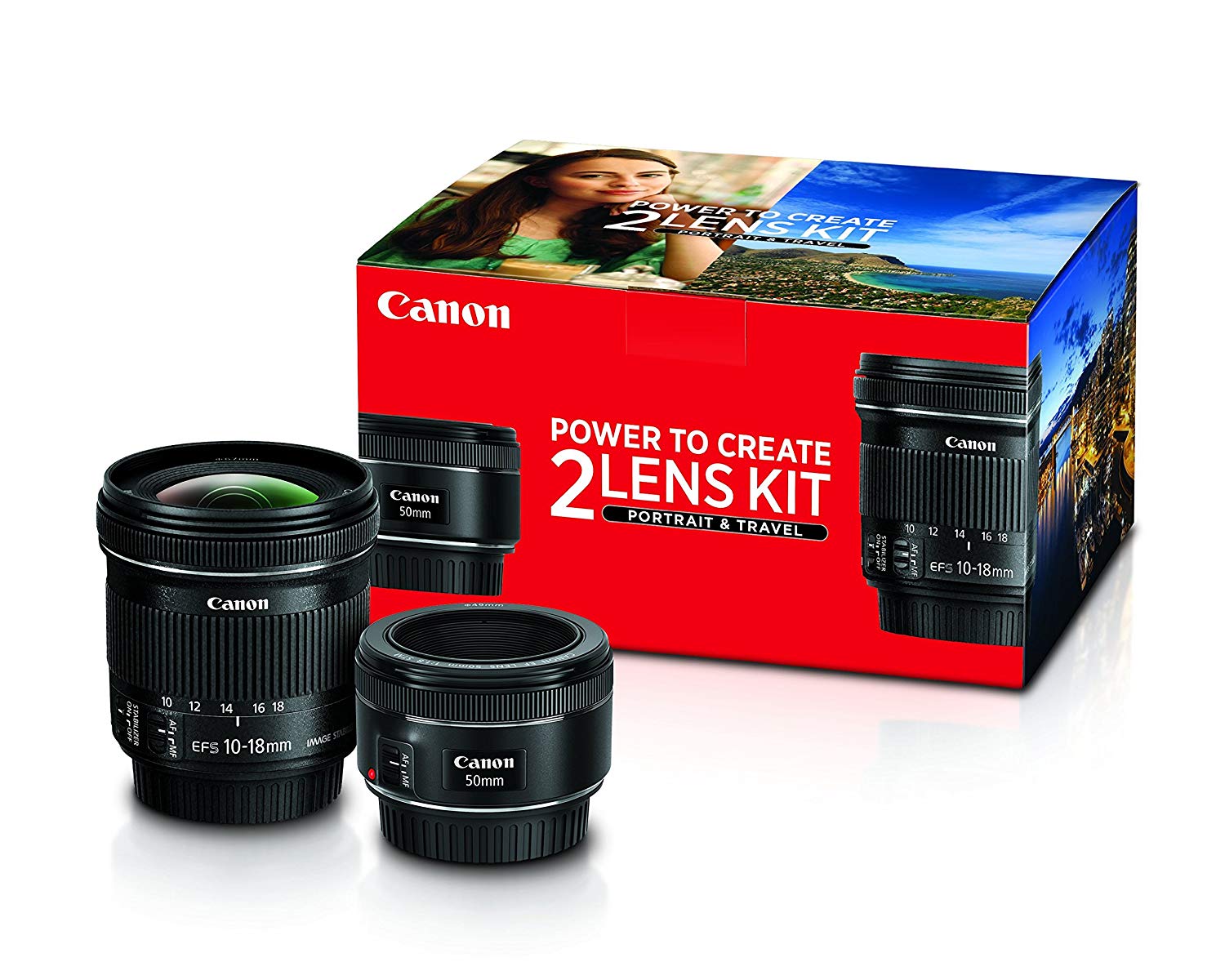 Canon Kit d'objectifs Portrait & Travel 2