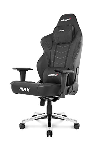 AKRacing Chaise de jeu Masters Series Max avec large siège plat