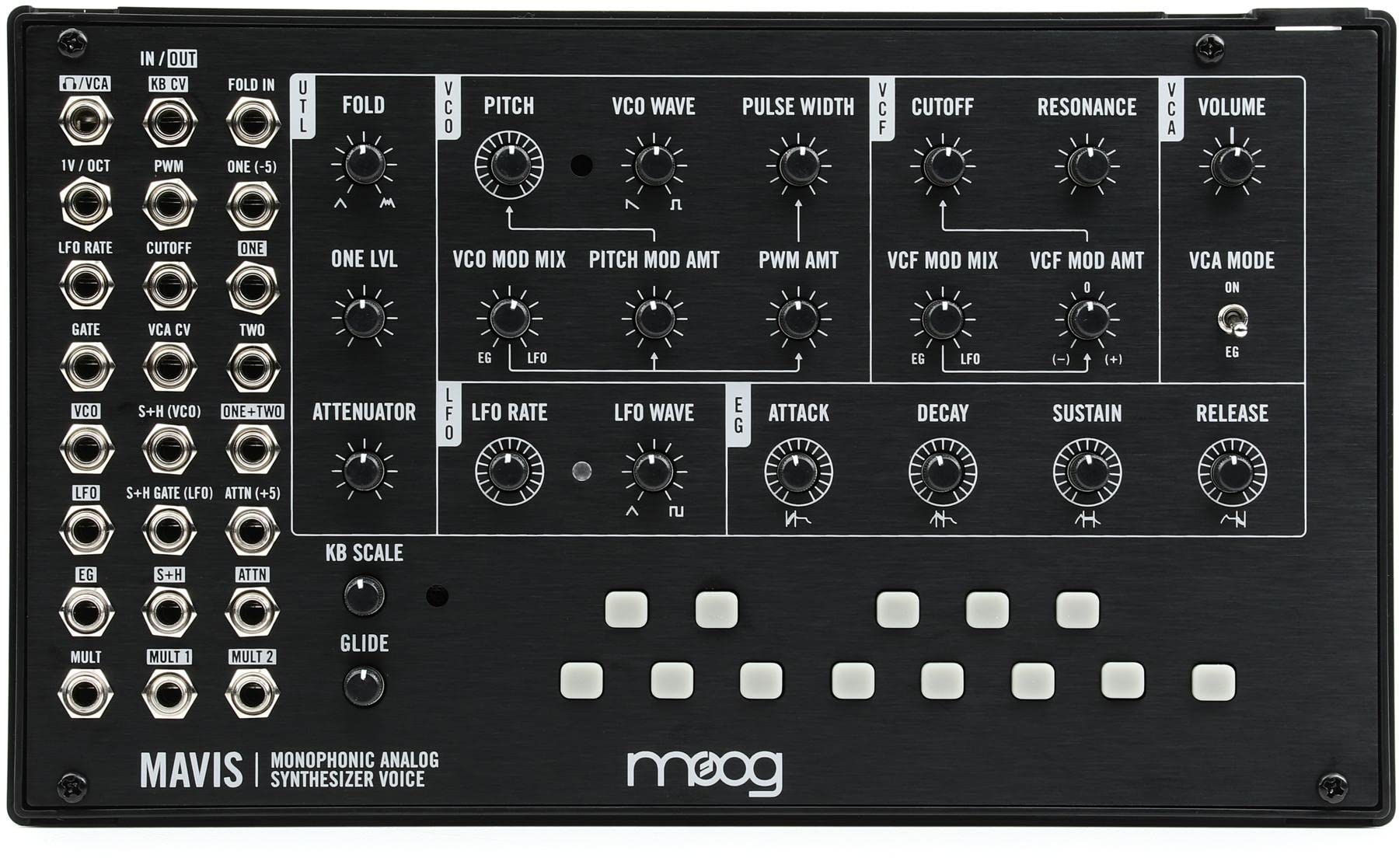 Moog Kit synthétiseur analogique semi-modulaire Mavis e...