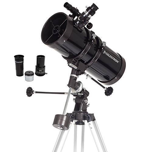 Celestron - Télescope PowerSeeker 127EQ - Télescope équatorial allemand manuel pour les débutants - Compact et portable - Progiciel d'astronomie BONUS - Ouverture de 127 mm