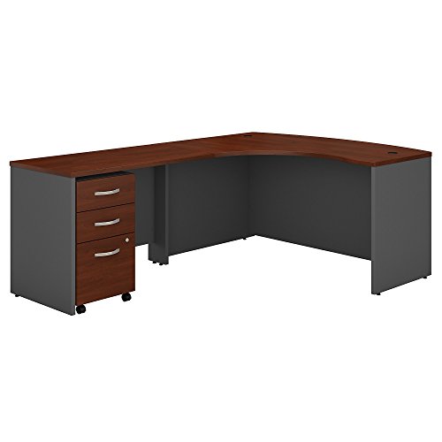 Bush Business Furniture SRC007AULSU Série C Bureau en forme de L pour gaucher avec classeur mobile