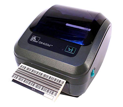 ZebraNet Zebra GK420d GK42-202510-000 Imprimante d'étiquettes à codes-barres thermique directe Parallèle USB 203 dpi