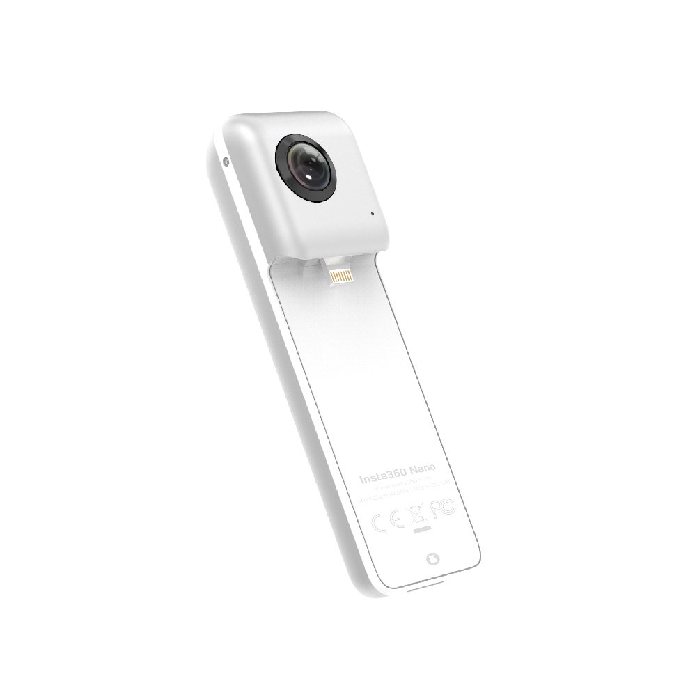 ASI CORP. Caméra vidéo VR à double objectif Insta360 Nano 360 degrés pour iPhone 7 / 7P / 6S / 6SP / 6 / 6P