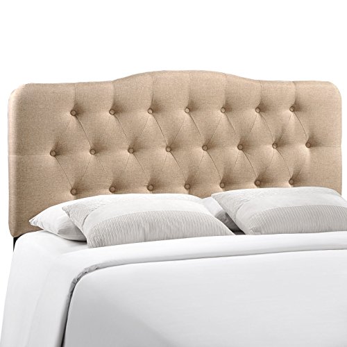 Modway Furniture Tête de lit très grand lit en tissu Annabel