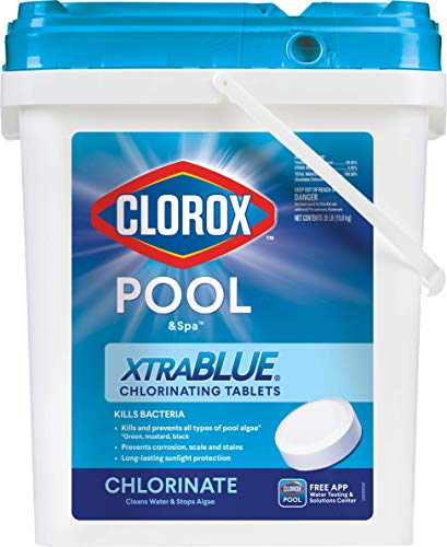 Clorox Pool&Spa XtraBlue 3' Comprimés de chloration longue durée 35 lb