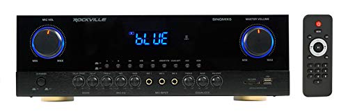 Rockville SINGMIX 5 2000w Bluetooth DJ/Pro/Karaoké/Home Amplificateur Mixer Récepteur