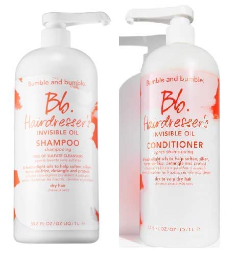 Bumble and Bumble Hairdresser's Invisible Oil Shampoing et revitalisant sans sulfate Duo d'un litre