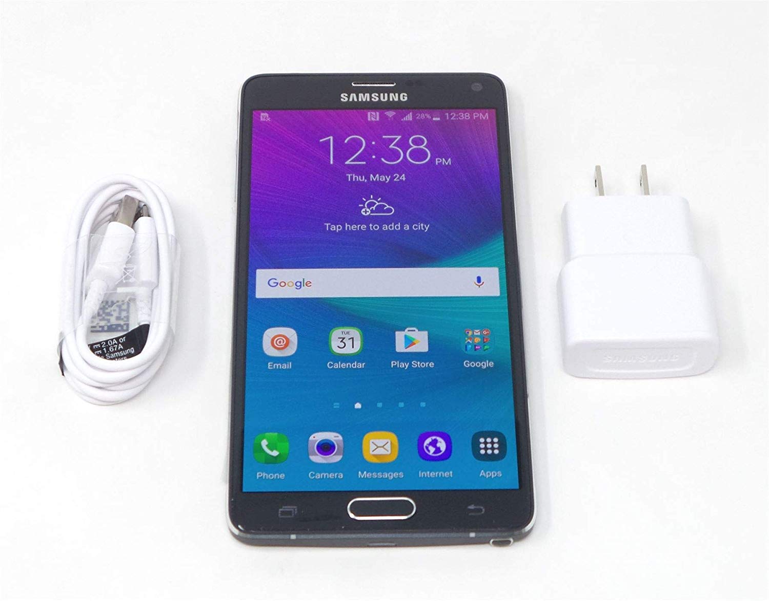 Samsung Galaxy Note 4 N910A 32 Go Smartphone GSM 4G LTE débloqué Noir