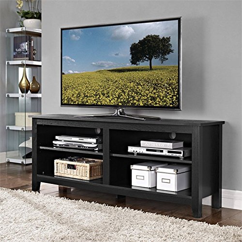 Walker Edison Furniture Company, LLC Console TV en bois de 58 po - Noir