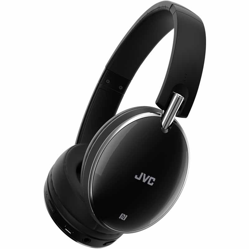 JVC Casque Bluetooth supra-auriculaire à réduction de bruit HA-S90BN (noir)