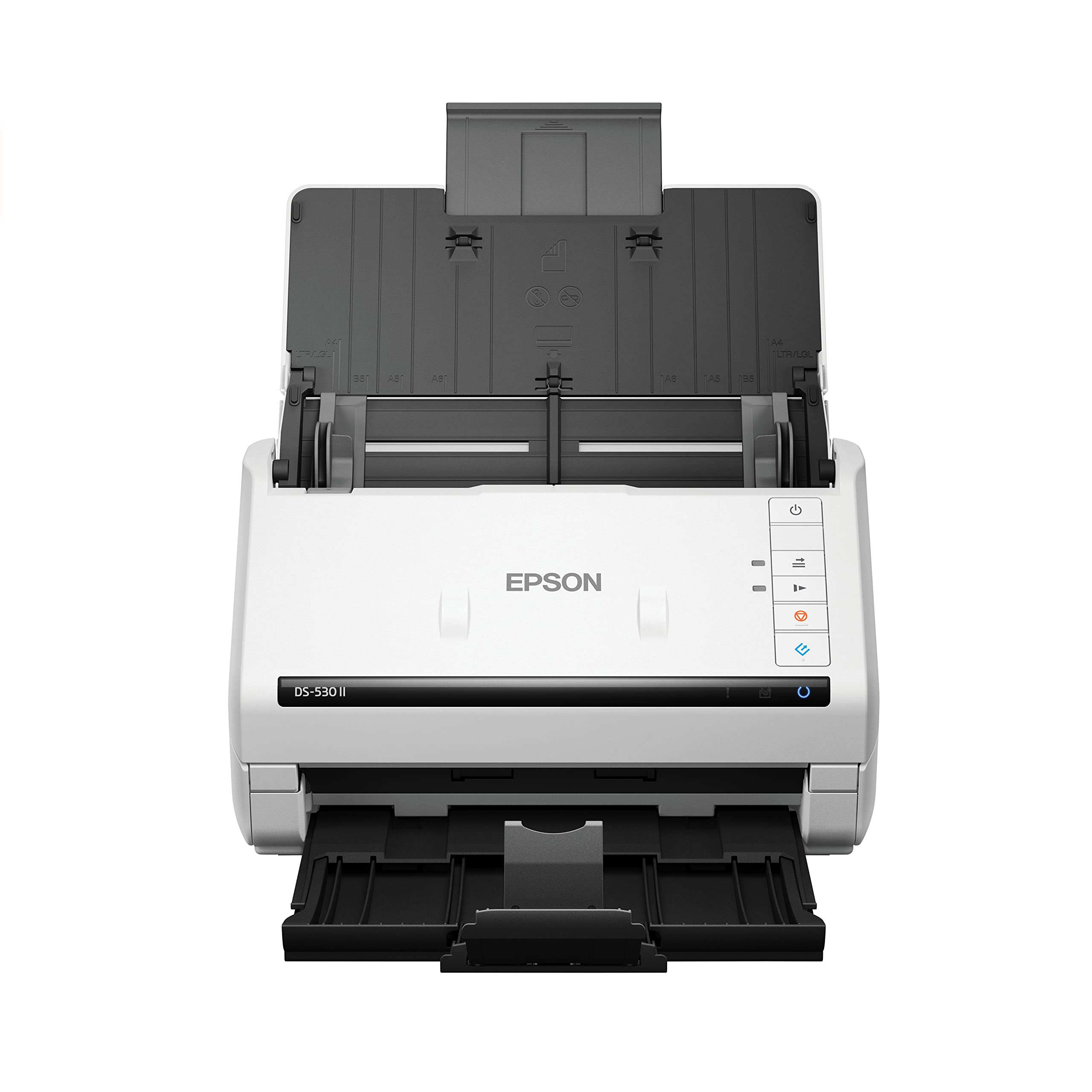 Epson Scanner de documents recto verso couleur DS-530 II pour PC et Mac avec chargeur automatique de documents (ADF) à feuilles