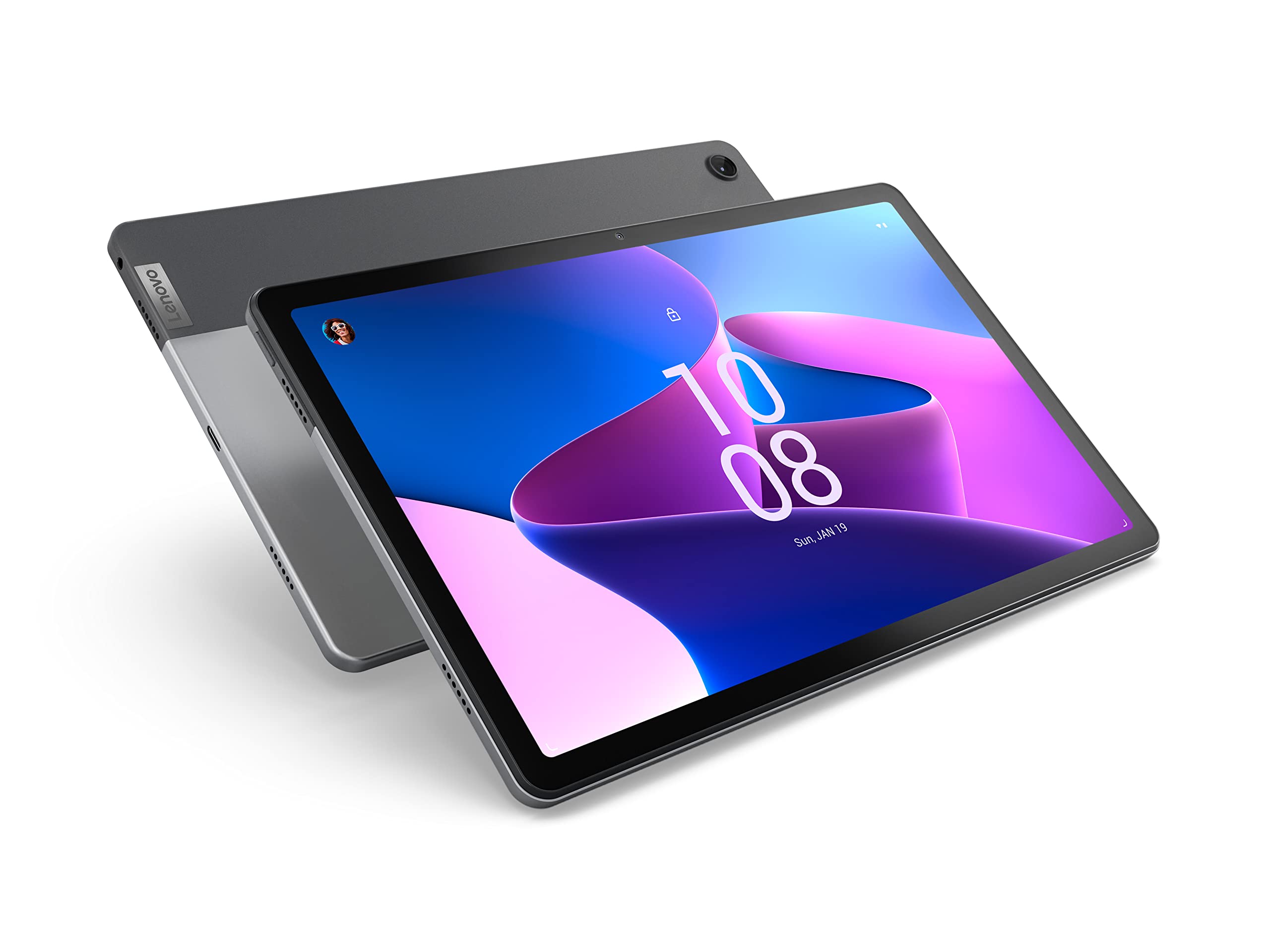 Lenovo Tablette Tab M10 Plus 3e génération - 10' FHD - Stockage Android 12-128 Go - Longue durée de vie de la batterie