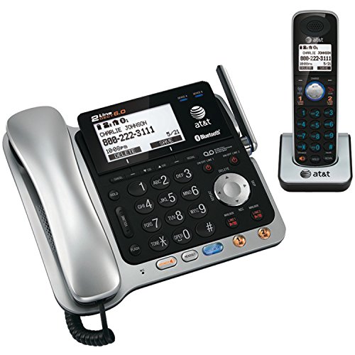 AT&T TL86109 TL86109 Système téléphonique DECT 6.0 à deux lignes avec Bluetooth