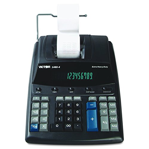 Victor 1460-4 Calculatrice d'impression commerciale extra-robuste à 12 chiffres