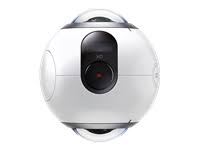 Samsung Caméra VR haute résolution 360 ° Gear 360 Real (version américaine avec garantie)