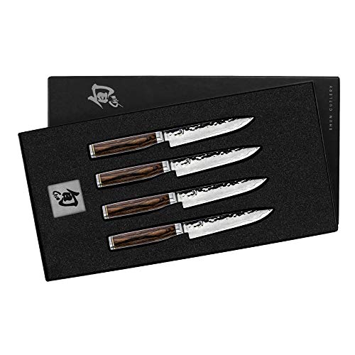 Shun TDMS0400 Ensemble de 4 couteaux à steak Premier