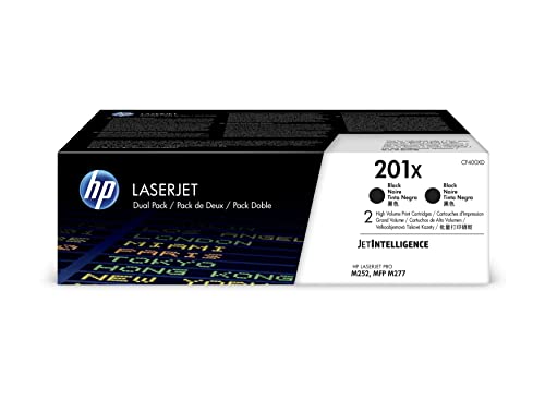 HP Cartouches de toner noir à haut rendement 201...