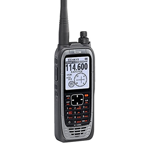 ICOM Émetteur-récepteur de bande aérienne VHF IC-A25N (canaux NAV et COM)