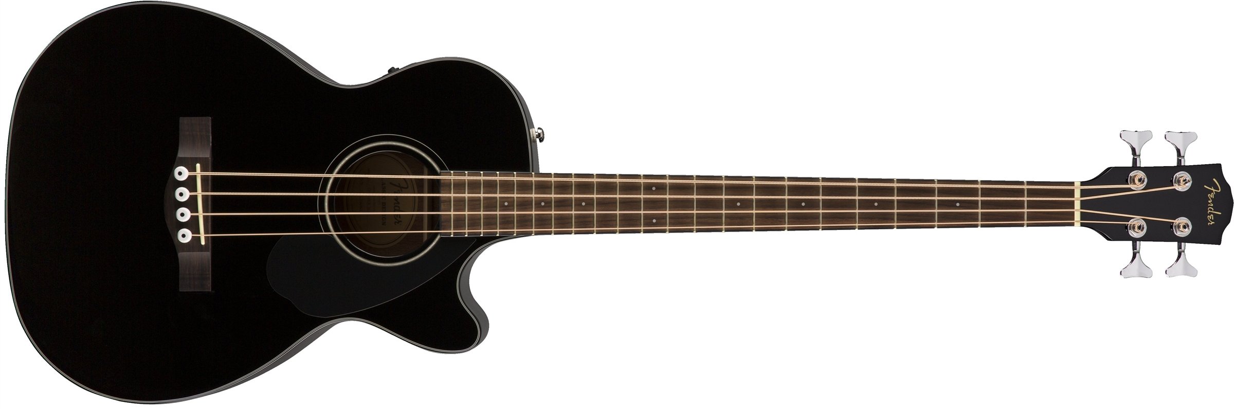 Fender Guitare basse acoustique CB-60SCE - Noir