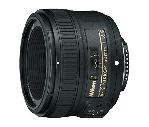 Nikon Objectif AF-S FX NIKKOR 50mm f / 1.8G avec mise au point automatique pour appareils photo reflex numériques