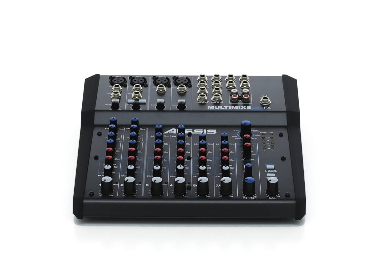 Alesis MultiMix 8 USB FX | Table de mixage 8 canaux ave...