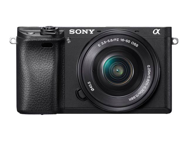 Sony Appareil photo numérique sans miroir Alpha a6300 avec objectif 16-50 mm